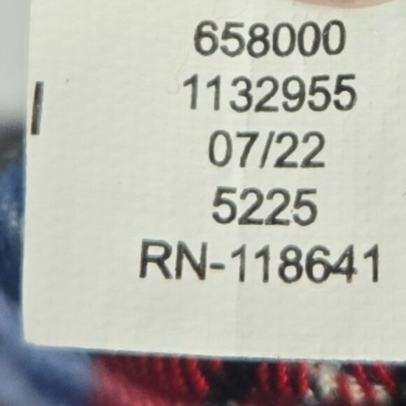 Lane Bryant Plaid Red Blue Button Rayon Tie Front Long Sleeve Shirt Size 20 - Picture 12 of 12